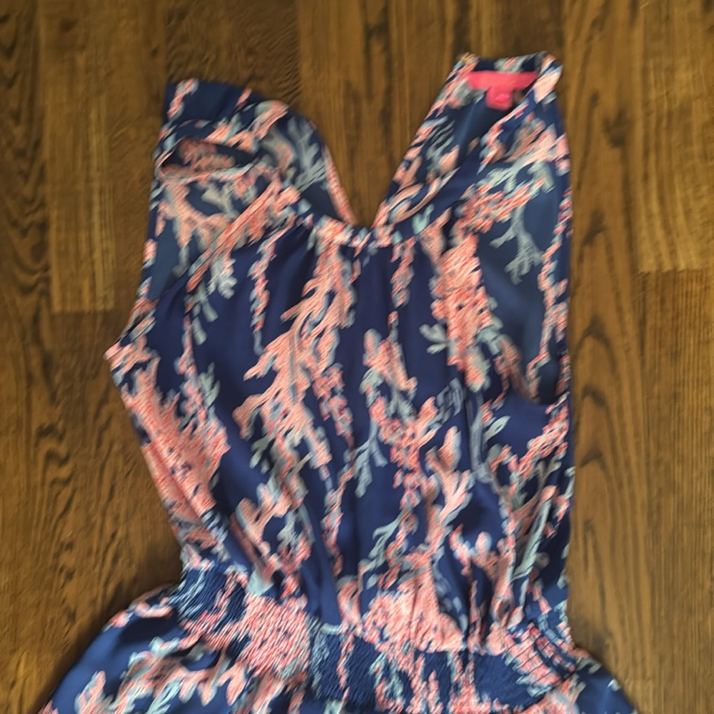 Lilly Pulitzer Blue and Pink Mini Dress - Picture 2 of 3